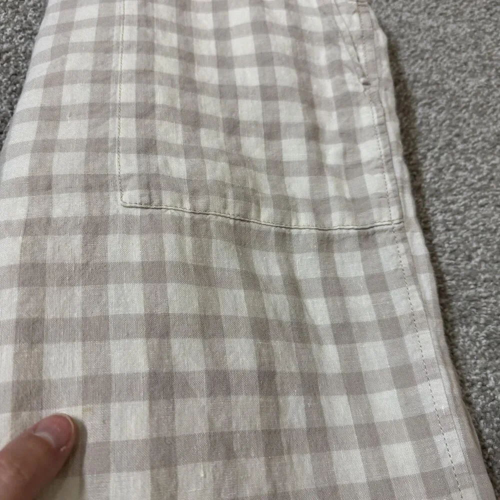 Lou & Grey Checkered Jumpsuit in Cream and Tan - Picture 7 of 13